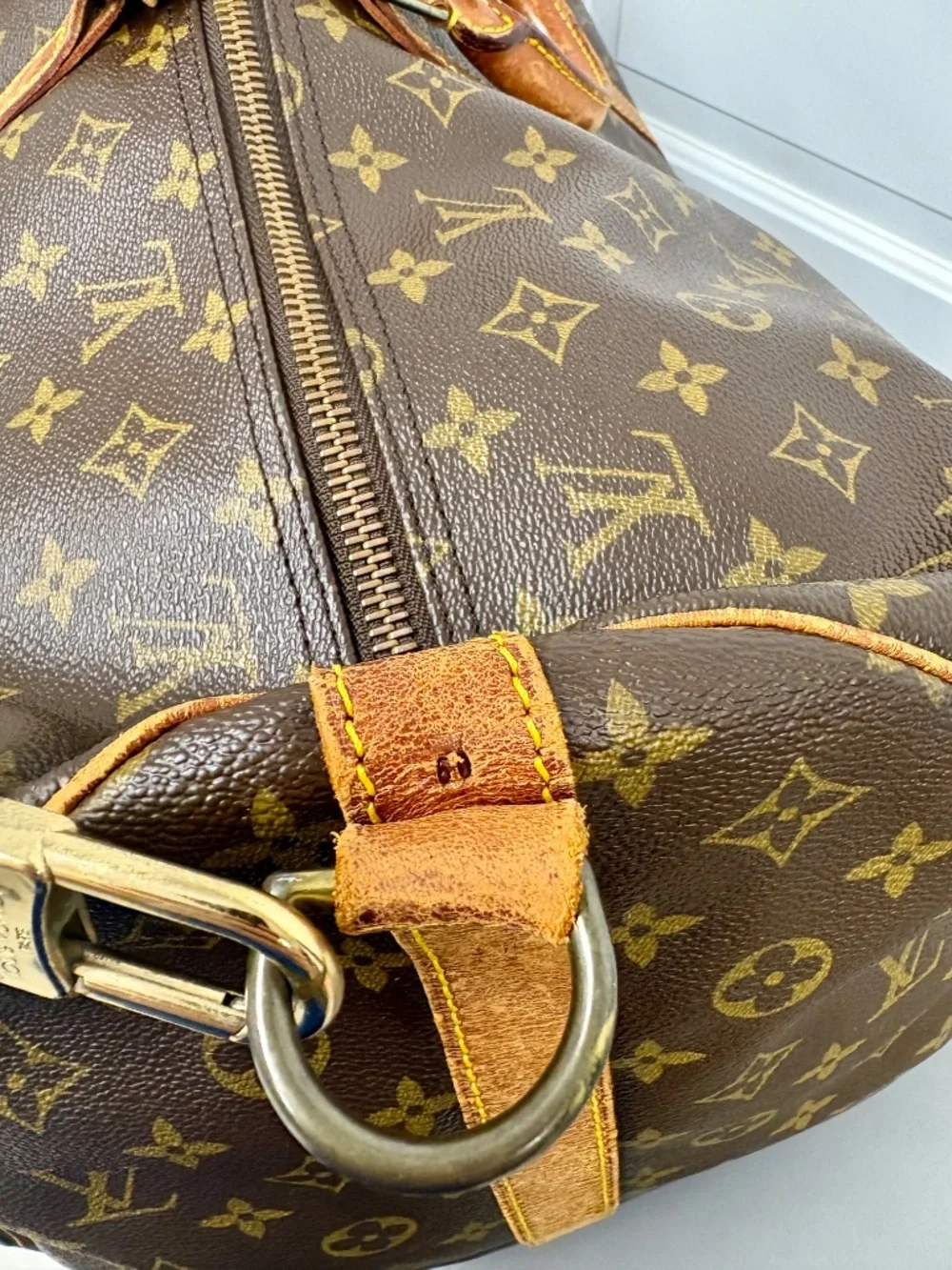 Vintage Louis Vuitton Keepall Bandouliere 60 Monogram Canvas